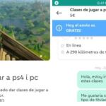 Anuncio publicado por el joven ofreciendo clases particulares sobre videojuegos