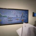 "Nocturno"fechada en 1950 , una de las obras que se puede ver en La Pedrera