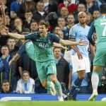 Llorente celebra el gol que acabaría clasificando al Tottenham para las semifinales de la Liga de Campeones