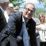 Torra, el pasado jueves, durante su viaje a Washington / Efe