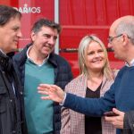 Mari Mar Blanco conversa con Javier Iglesias, García Carbayo y Robles