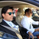 El torero Francisco Rivera a su llegada la boda de su hermano