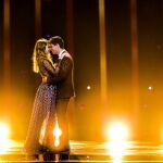 Amaia y Alfred durante su actuación en Eurovisión