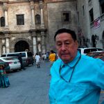 Guillermo Gómez Rivera, periodista, poeta, dramaturgo y lingüista que a sus más de 80 años sigue activo en la defensa del español / Foto: M. O.