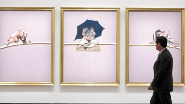 «Estudios del cuerpo humano» (1970), tríptico de Bacon