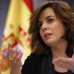 La ex vicepresidenta del Gobierno Soraya Sáenz de Santamaria