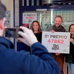 El número 47.862 ha sido premiado con el primero de los quintos premios, dotado con 60.000 euros la serie y con 6.000 euros cada décimo