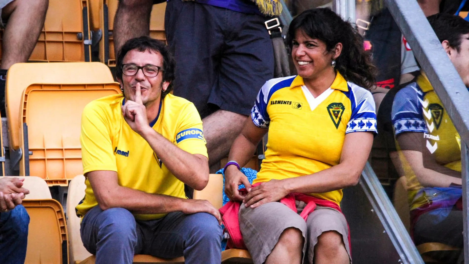 José María González «Kichi» junto a Teresa Rodríguez, líder de Adelante Andalucía / Foto: La Razón