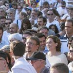 Colau también participó en la manifestación soberanista de la Diada