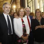 Los ex consejeros Alonso, Ortiz, Maldonado y De la Calle, sonrientes el día que nombraban a sus sustitutos