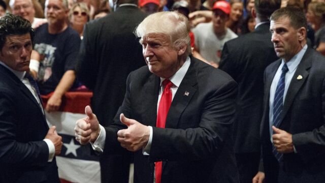 El candidato republicano, Donald Trump.