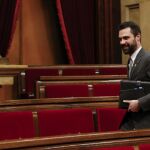 El presidente del Parlament, Roger Torrent,