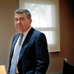 El presidente de Air Nostrum, Carlos Bertomeu, durante la presentación del «holding»