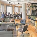 Espacio común de un edificio de «coliving» en España
