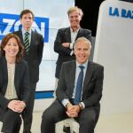De izquierda a derecha, Beatriz Barros de Lis y Jean Claude Felguera. Detrás, Sebastián Redondo y Martín Huete
