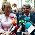 Ángel Garrido con Esperanza Aguirre
