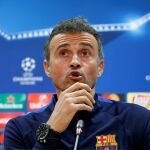 El entrenador del Barcelona, Luis Enrique Martínez
