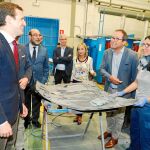 Pablo Casado visitó ayer en un centro de Formación Profesional en Las Palmas de Gran Canaria