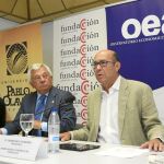 Un momento de la presentación ayer del informe del Observatorio Económico de Andalucía (OEA)