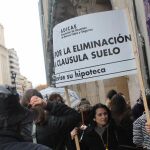 Protesta contra las cláusulas suelo