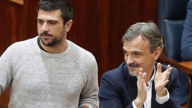 Ramón Espinar junto a José Manuel López