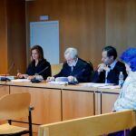 Lucía Bosé en el juicio celebrado este jueves