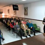Una delegación de la Real, Muy Antigua e Ilustre de Damas y Caballeros Cubicularios durante su visita a las bases de Rota y San Fernando