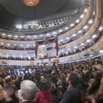 Imagen del Teatro Real con una perspectiva de 360º durante la representación de una obra