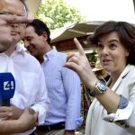 La exvicepresidenta del Gobierno, Soraya Sáenz de Santamaría. EFE / Atienza