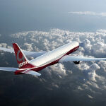 Imagen de un Boeing 777x