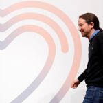 El líder de Unidas Podemos, Pablo Iglesias
