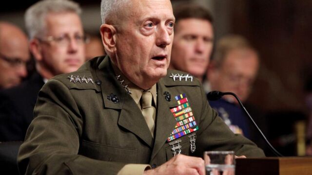 Imagen de archivo del general James Mattis