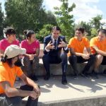 Suárez-Quiñones visita a los voluntarios