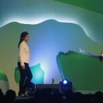 Yingluck Shinawatra, primera ministra de Tailandia, durante la apertura de la convención Cites