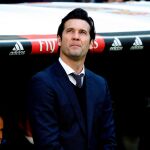 El entrenador del Real Madrid, Santisgo Solari