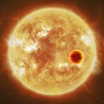 Un exoplaneta caliente, en una composición de la ESA