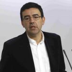 El portavoz de la Gestora del PSOE, Mario Jiménez.