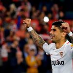 Éver Banega se encargó de ampliar la renta con el 3-0 desde el punto de penalti / Foto: Reuters