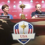 Steve Stricker, durante su anuncio como capitán