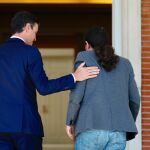 El presidente del Gobierno en funciones, Pedro Sánchez, con El líder de Podemos Pablo Iglesias/Fotos: Jesús G. Feria