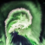 La aurora boreal en el cielo de Islandia