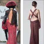 En las imágenes, el vestido de Montesinos (izq.) y el supuesto plagio (dcha.)