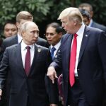 Vladimir Putin y Donald Trump, en el transcurso de una cumbre el pasado mes de noviembre