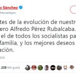 Las redes sociales se llenan de mensajes de apoyo a Rubalcaba