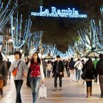 Los comercios de Barcelona se han visto muy afectados por la situación política