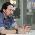 El secretario general de Podemos, Pablo Iglesias