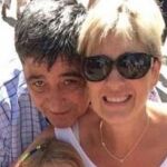 Francisco López con su esposa
