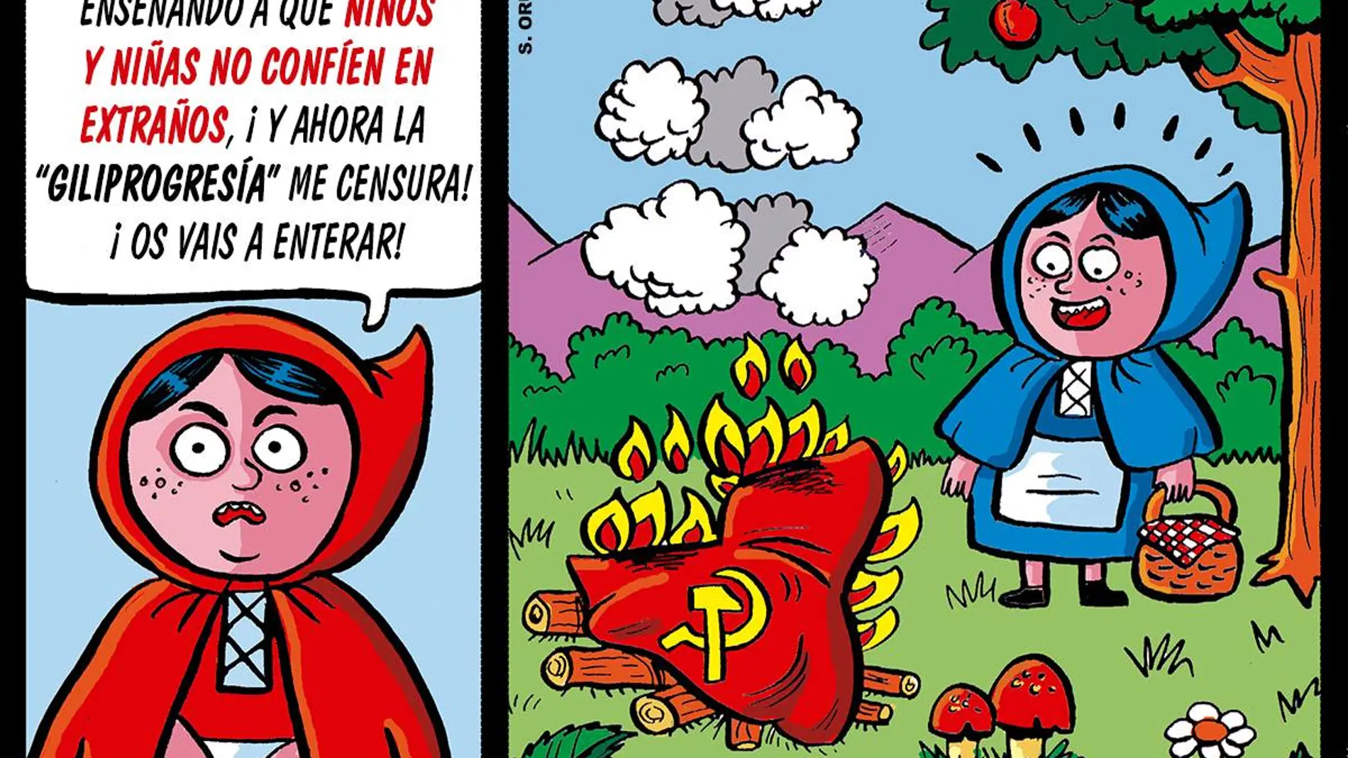 Ilustración cedida por su autor, Santi Orúe