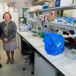 La presidenta del CSIC, Rosa Menéndez, visita las instalaciones del Instituto de Biología y Genética Molecular de Valladolid junto a rector de la UVa, Daniel Miguel