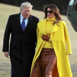 El matrimonio Trump, a su llegada el pasado lunes a Cincinnati, Ohio
